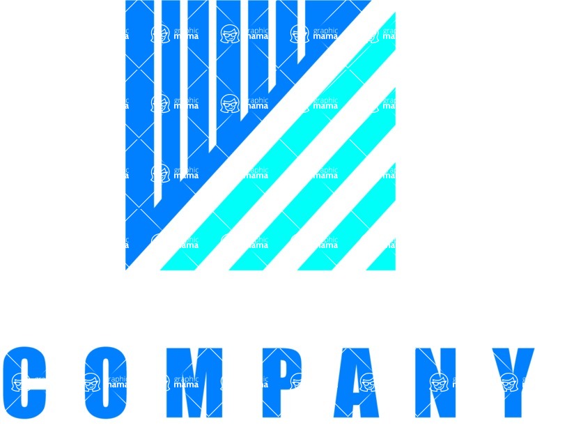 Business Logo Templates - vector graphics in a pack from GraphicMama - Modern Business Logo Design with a Square Shape